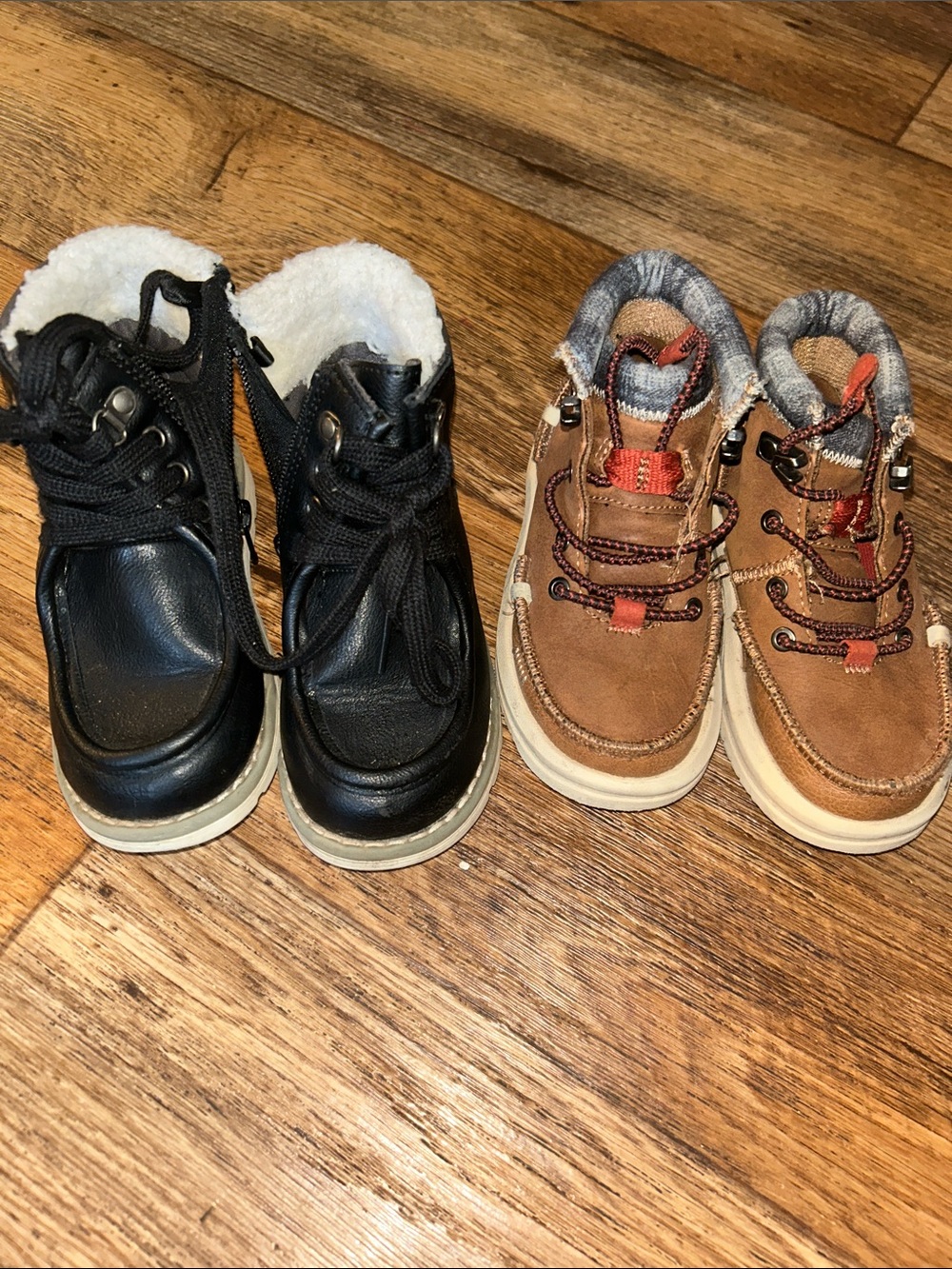 Hey Dude Kids Black & Brown Cozy Winter Boot Duo